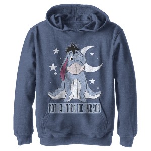 Boy's Winnie the Pooh Eeyore Not A Morning Person Pull Over Hoodie - 1 of 4