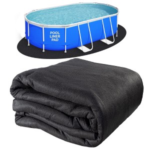 Swimline Hydrotools Above Ground 15 x 30 Foot Swimming Pool Liner Pad, Polyester Non-Woven Fabric for Ultimate Comfort and Pool Protection - 1 of 4