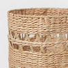 Light Weave Wastebasket Natural - Threshold™ : Target