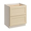 CASAINC 30 in. W x 34.5 in. H x 24 in. D 2 Drawer Soft Close Base Kitchen Cabinet with Full Overlay Front - Plywood Ready to Assemble - 2 of 4