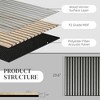 Resenkos 24" x 24" Wood Panels for Wall, 4 Pack Acoustic Panels, Sound Absorbing Slat Wall for Wall Decor, Home, Brown - 2 of 4