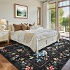 Washable Runner Rug – Floral Peacock Design, Non-Slip, Stain-Resistant Mat for Bedroom, Kitchen, Bathroom - 4 of 4
