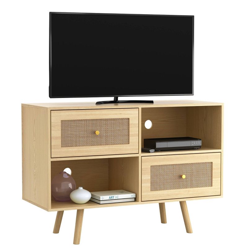 Loft &#38; Luv Coda TV Stand for TVs up to 50&#34; Natural - Atlantic, 2 of 9