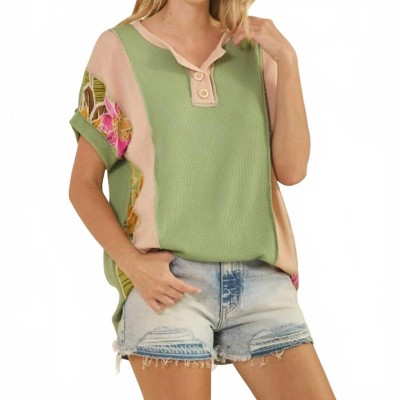 Women's Piper Floral Blend Top - 7th Ray
