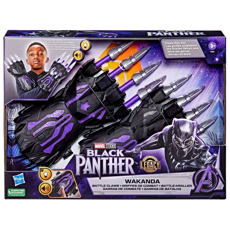 Marvel Studios&#39; Black Panther Legacy Wakanda FX Battle Claws Light-Up Role Play Toy, 3 of 6