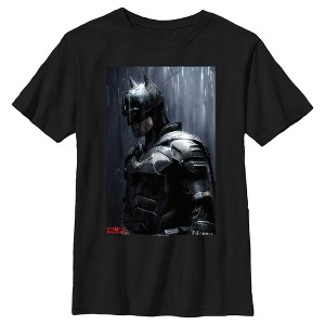 Boy's The Batman In the Rain Poster T-Shirt - 1 of 4
