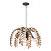 Savoy House Grecian 6 - Light Chandelier in  Champagne Mist/Coconut Shell - 2 of 4
