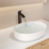 ChicFurnit Bathroom Sink Faucet Single Handle CUPC Certified Matt Black Finish Design for Stylish Spaces, Black, 15.55"*9.06"*1.97" - 2 of 4