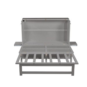 YOOCOZZ Full Size Murphy Bed with USB Port and Removable Shelves on Each Side - 1 of 4
