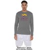 University of Wisconsin-Stevens Point Adult Sport Long Sleeve Shirt Primary Logo, Athletic Heather - 3 of 4