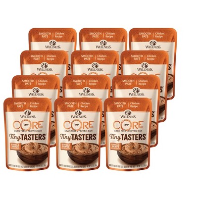 Wellness Core Tiny Tasters Chicken Recipe Cat Food - Case Of 12/1.75 Oz ...