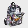 Toddler Hot Wheels Backpack - Black/White: Polyester Miniature with Zip Closure - 3 of 4