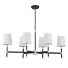 Savoy House Brody 6 - Light Chandelier in  Matte Black/Polished nickel - 2 of 4