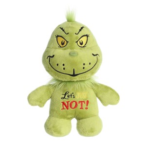 Aurora Small Seuss Wisdom Grinch Dr. Seuss Whimsical Stuffed Animal Green 9" - 1 of 4