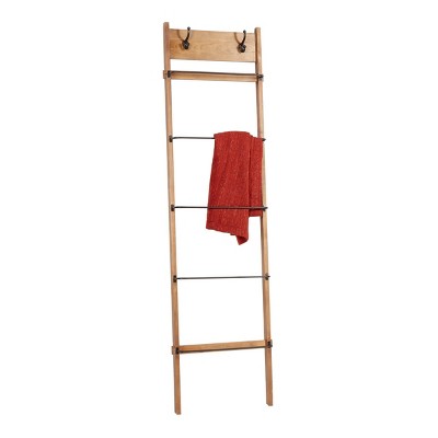 Modern Wood Ladder Brown - Olivia & May