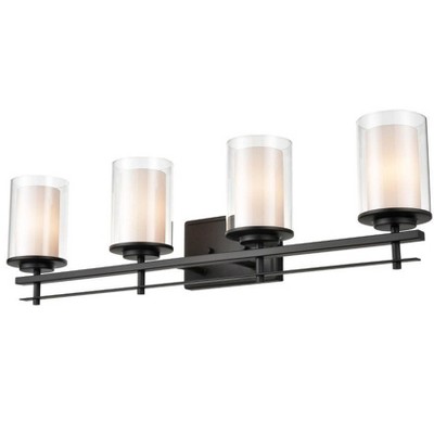Millennium Lighting Huderson 4 - Light Vanity in  Matte Black