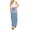 Women's Melissa Destroyed Rigid Maxi Skirt With Split Hem - Petra153 - 3 of 4