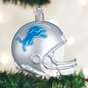 Old World Christmas Blown Glass Ornament for Christmas Tree, Detroit Lions Helmet - 2 of 3
