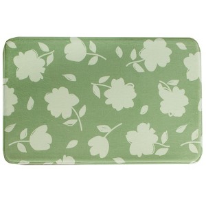 Spring Gnome Floral Bath Rug - 1 of 4