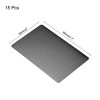 Unique Bargains Stainless Steel DIY Laser Printing Office Engraving Blank Card 15 Pcs - 2 of 4