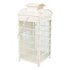 Northlight Weathered Telephone Booth Candle Lanterns - 25" - Cream and Gold - Set of 4 - 4 of 4