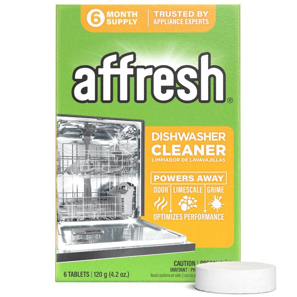 Photos - Dishwasher Accessory Whirlpool Affresh Citrus Dishwasher Cleaner - 6ct: Appliance Tablets, Removes Limescale, Kitchen Use 