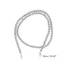 Unique Bargains Faux Pearl Handbag Strap Silver Tone 1 Pc - 2 of 4