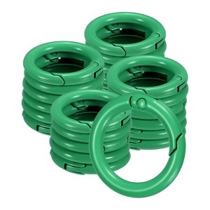 Unique Bargains Metal Spring O Rings Zinc Alloy Durable Multipurpose Lightweight Buckle 5/8 Inch - 1 of 4