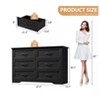 Nasitip Farmhouse Drawers Dresser ,Chest of Drawers,Wooden Dresser,Storage Organizer Dresser for Bedroom,Living Room - 3 of 4