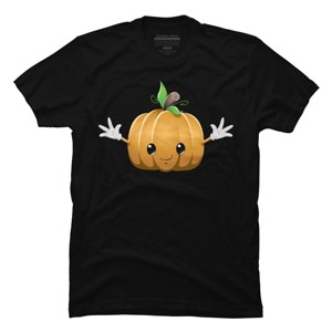 Men's Design By Humans Halloween Pumpkin Monster 6 By LironPeer T-Shirt - 1 of 4