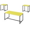 Vynxaria GT 3-Piece Violet Carbon Fiber Wrap Coffee & End Table Set - 2 of 4