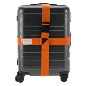 Unique Bargains Adjustable Luggage Straps 165.35" Length - 1 of 4