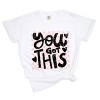 Simply Sage Market You Got This Distressed Checkered Garment Dyed Tee - 2XL - White - 2 of 4