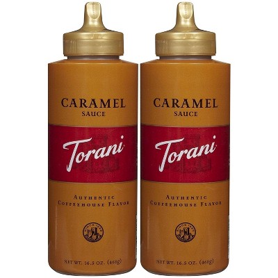 Torani Original Caramel Sauce, 16.5 Oz, (Pack OF 2)