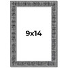 PosterPalooza | Photo Size Distressed Black Picture Frame - UV Acrylic, Foam Board Backing, Hanging Hardware - 2 of 4