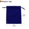 Unique Bargains Velvet Reusable Soft Jewelry Headphone Candy Drawstring Gift Bags 20 Pcs - 2 of 4