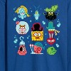 Men's - Spongebob Squarepants - Spongebob: The Search For Squarepants Grid Long Sleeve Graphic T-Shirt - 2 of 4