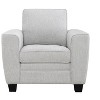 Sapphtopaz Modern Accent Chair with Track Armrest Upholstered Bedroom Chair with Slightly Tapered Leg Soft Single Chair for Living Room, Bedroom - 3 of 4