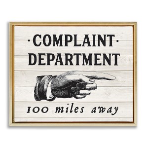 Stupell Industries Complaint Department 100 Miles Away, 21" x 17" - 1 of 4