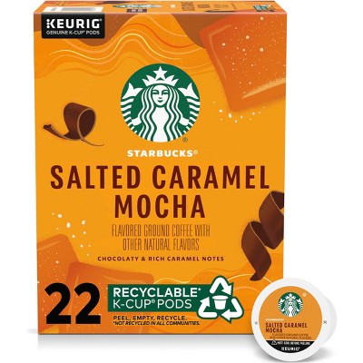 Starbucks Salted Caramel Mocha Medium Roast Coffee - 22ct