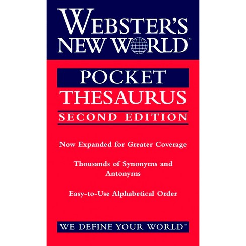 Webster's New World Pocket Thesaurus, Second Edition - by Charlton Laird  (Paperback)