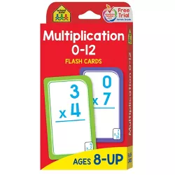 School Zone Publishing Multiplication 0-12 Flash Cards