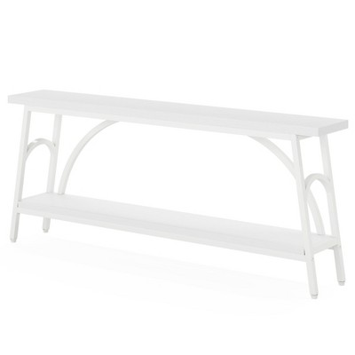 Tribesigns 70.8 inches 2-Tier TV Stand Extra Long Sofa Console Tables