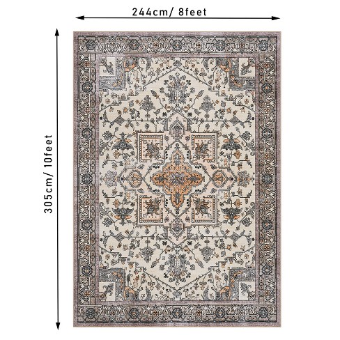 Whizmax Washable Runner Rugs For Living Room Hallway, Non Slip Indoor ...