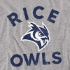 Rice University Official Owls Logo Unisex Adult T-Shirt, Athletic Heather - image 2 of 4