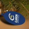 Clarion University Foundation Primary Logo Aluminum Holiday Christmas Tree Ornament  3.0" (7.6 cm) x 3.37" (8.6 cm) - 4 of 4