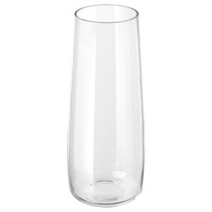 Slickblue 18" Glass Zen Vase - Clear - 1 of 4