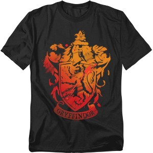 Harry Potter Gryffindor Stencil Adult T-Shirt - 1 of 4