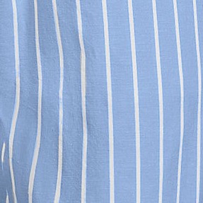 white/clear blue stripe