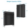 VIPEK V11C Portable Closets Rolling Clothes Rack Wardrobe Black Metal Clothing Rack with Black Oxford Fabric Cover - 2 of 4